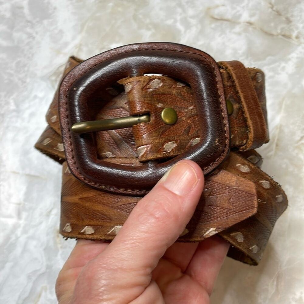 Vintage Old Navy boho leather belt